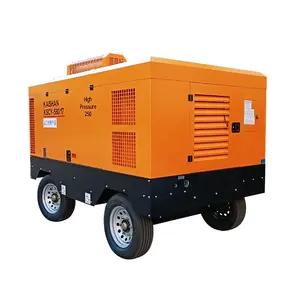 Kaishan famous brand 600CFM portable diesel screw air compressor KSCY-580/17