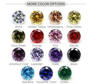 หินเซอร์โคเนียตัดด้วยความร้อนพลอยสังเคราะห์สังเคราะห์เกรด5A แบบหลวมมีในสต็อกขนาดใหญ่ - Product Image 5