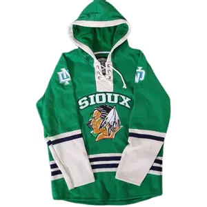 Vêtements de sport veste de hockey sur glace t-shirt de haute qualité oem personnalisé pull à capuche de hockey sur glace