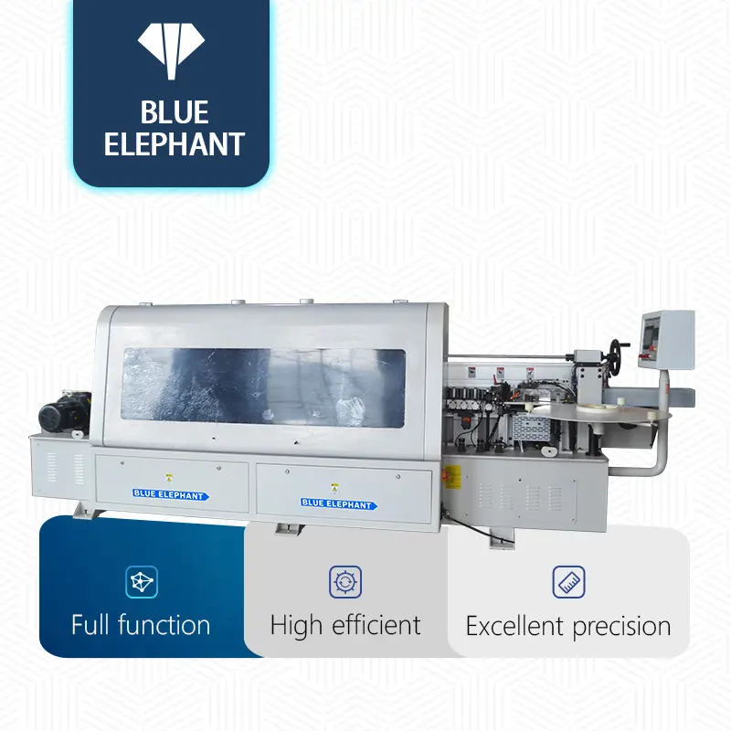 Automatische Bandbandmaschine für Chipbrett Pvc Randleiste mit Abziehen und Polieren für Fenster- und Türen