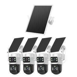 Sistem kamera Nvr 4 juta kubah surya nirkabel penglihatan malam HD kamera jaringan keamanan luar ruangan Orchard sistem kamera Nvr - Product Image 1