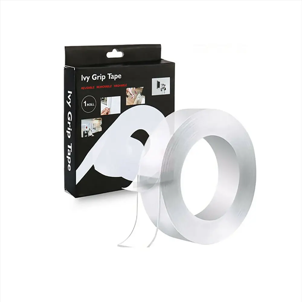 공장 도매 다목적 빨 양면 접착 테이프 나노 테이프 재사용 가능한 나노 스티커 테이프
