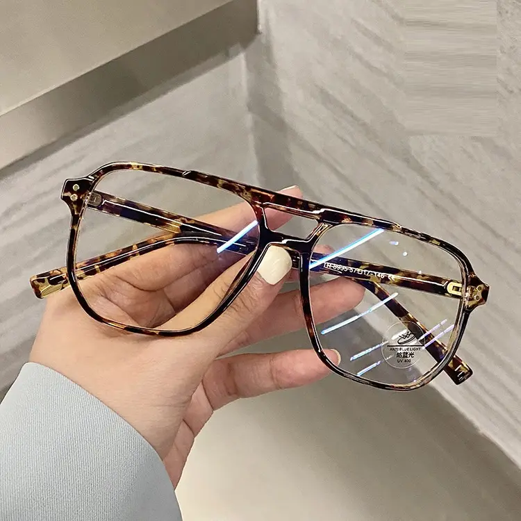 Vintage High-quality Optics Men Women Reading Glasses Large Oversized Square Blue Light Blocking Glasses