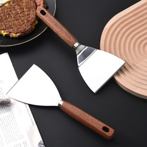Spatola da Cucina Teppanyaki in Acciaio Inossidabile con Manico in Legno Sabri, Utensile Domestico Direttamente dalla Fabbrica - Product Image 4