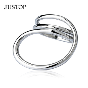Bague Cocktail en Acier Inoxydable Plaqué Or en Forme de Cœur, Tendance Unisexe, Bijou Moderne pour le Quotidien et les Mariages, Idée Cadeau - Product Image 5