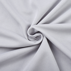 Light Grey Small Mesh 100% Polyester Pique <b>Fabric</b> Quick Dry Sport Jersey Breathable Team Uniform Cloth Wholesale - Product Image 1