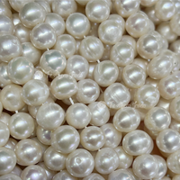 Muses Jewels Vente en Gros Perles d'Eau Douce Naturelles Blanches Rondes de 9-10mm pour la Fabrication de Bijoux DIY Perles Libres de Haute Qualité