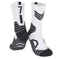 Chaussettes de basketball professionnelles personnalisées en coton peigné respirant et antidérapant pour hommes, collection 2023, vente en gros