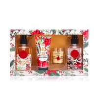 Kit de bain nettoyant pour le corps 280ml, shampoing nourrissant et 50g de savon, bon marché, cadeau de noël