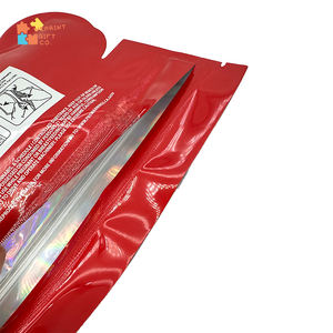 ซองพลาสติกฟอยล์น้ำตาลขนาดเล็กปิดผนึก3ด้านสำหรับบรรจุภัณฑ์ขนมถุงซองสีขาวขนาดเล็กออกแบบได้ตามต้องการ - Product Image 4