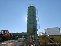 Silo per Cemento, Sabbia e Calcestruzzo Verticale a Basso Prezzo, Capacità da 30 a 1000 Tonnellate, con Fissaggio a Vite