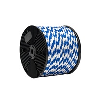 Corde d'escalade de sécurité tressée en nylon à faible élasticité, haute résistance, flexible, pour l'extérieur, l'alpinisme et les évacuations d'incendie – Approvisionnement direct usine