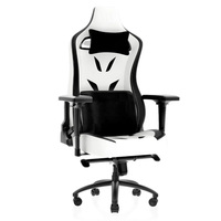 Chaise de Gaming de Luxe Ergonomique et Durable avec Accoudoirs 4D, Revêtement en Cuir Premium, Inclinaison à 360°, pour PC et Ordinateur, Réglable