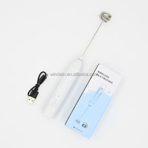 เครื่องตีฟองนมแบบพกพา ดีไซน์ใหม่ ชาร์จผ่าน USB ผลิตจาก PP+304 สแตนเลส ใช้สำหรับตีฟองนม ผสมเครื่องดื่ม ทำฟองนมขนาดเล็ก ใช้งานง่าย สำหรับกาแฟ - Product Image 2