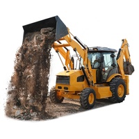 EURO 5 EPA China Small Mini Excavator Backhoe Loader for Sale
