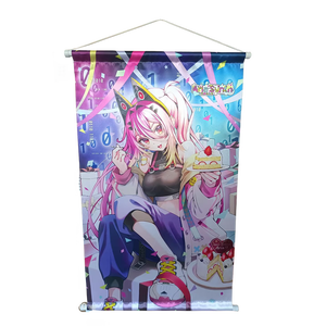 Хорошие продажи, дизайн под заказ, деревянный настенный баннер, Простой Холст, полотно, прокручиваемые тканевые рекламные флаги и баннеры - Product Image 5