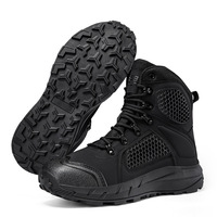 Bottes de randonnée et de travail tactiques pour hommes, grande taille, coupe basse, durables pour le désert et les activités de plein air