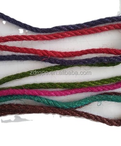 <span class=keywords><strong>Corde</strong></span> en jute <span class=keywords><strong>naturelle</strong></span>, <span class=keywords><strong>corde</strong></span> en jute teinte, 6 mm, fabriquée en Chine - Product Image 1