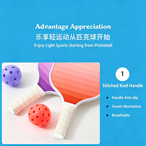 ApexPrime Multi-Layered Carbon <b>Pickle</b> Ball Paddle With Ribbed Performance Grip And Dual Paddle Play <b>Set</b> For Master Competitors - Product Image 5