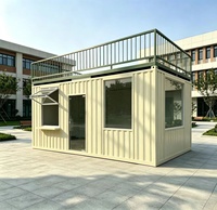 Maison préfabriquée en panneaux sandwich en acier moderne, en kit, facile à installer, pour usage de bureau