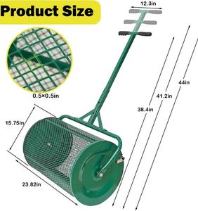 Épandeurs <span class=keywords><strong>de</strong></span> fumier <span class=keywords><strong>de</strong></span> <span class=keywords><strong>pelouse</strong></span> et <span class=keywords><strong>de</strong></span> jardin <span class=keywords><strong>en</strong></span> maille métallique <span class=keywords><strong>en</strong></span> forme <span class=keywords><strong>de</strong></span> T avec épandeur <span class=keywords><strong>de</strong></span> compost à poignée <span class=keywords><strong>en</strong></span> mousse <span class=keywords><strong>de</strong></span> tourbe pour la plantation et l'ensemencement - Product Image 2