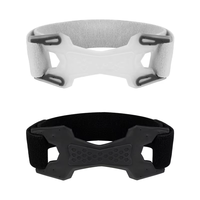 Nouvelle attelle orthopédique réglable pour genou, absorption des chocs en silicone double face, protection légère avec fermeture auto-agrippante