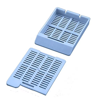 Cassette d'encastrement de tissu en plastique jetable de laboratoire de haute qualité pour l'histologie