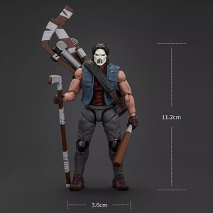 JOYTOY TMNT - Casey Jones, <span class=keywords><strong>Action</strong></span> <span class=keywords><strong>Figure</strong></span> in Scala 1/<span class=keywords><strong>18</strong></span>, Modello Articolato da Collezione, Statuetta in Miniatura con Accessori e Base - Product Image 2