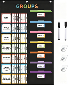 Organizador de Bolsillo Boho para Gestión de Grupos Pequeños, Organizador de Aula para Maestros de Escuela Primaria y Preescolar, Suministros de Aprendizaje - Product Image 1