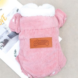 Vêtements pour chiens, automne/hiver, plus velours, épaissi, chaud gilet en laine d'agneau, <span class=keywords><strong>bouledogue</strong></span> français, Corgi, chat, vêtements pour animaux de compagnie - Product Image 6