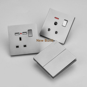 Công Tắc Gắn Tường Màu Vàng Tiêu Chuẩn Anh, Ổ Cắm Gắn Tường Thông Dụng Có Sạc USB, Ổ Cắm Gắn Tường Công Tắc USB Dùng Trong Gia Đình - Product Image 5