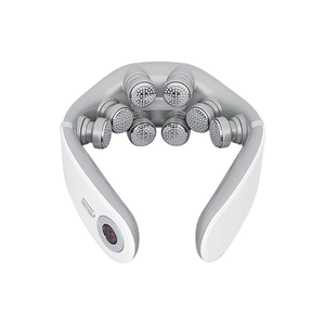 Masajeador Eléctrico de Cuello y Hombros de 8 Cabezales con Vibración, Terapia de Calor, Amasamiento y Golpeteo para Aliviar el Dolor Cervical - Product Image 1