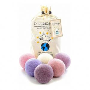 ลูกบอลเป่าขนสัตว์ลาเวนเดอร์ออแกนิก6แพ็ค XL แบบใช้ซ้ำได้คุณภาพเยี่ยมแบบไม่เป็นขุยผ้านุ่ม - Product Image 2