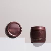 Bouteille en plastique PET de 500 ml de couleur Bourgogne avec bouchon à vis pour l'emballage de masques capillaires et de gommages corporels