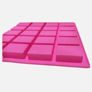 Moule à savon carré en silicone à 24 cavités, personnalisé, en gros, pour poudings, bonbons et fournitures d'artisanat polyvalentes - Product Image 2