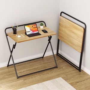 Escritorio plegable portátil para ordenador portátil, <span class=keywords><strong>mesa</strong></span> de <span class=keywords><strong>estudio</strong></span> de lectura para espacio pequeño, dormitorio, sala de estar, escritorio - Product Image 1