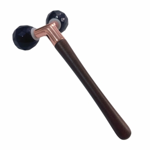 Rodillo de jade de doble cabezal en forma de Y, de color negro, multifacético, para uso doméstico, para lifting facial. - Product Image 4