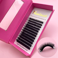 Extensions de cils 3D multicouches Camélia Marque Privée, effet naturel pour DIY, éventail souple et facile, cils pré-faits et denses, usage professionnel