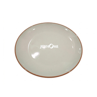 Assiettes en plastique RPET profondes et incassables pour restaurants, vente en gros