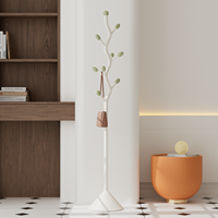 Porte-manteau sur pied blanc style crème, porte-manteau mural pour la maison, porte-manteau en métal pour l'entrée du salon