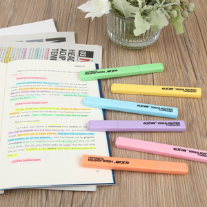 Gxin-Bolígrafo fluorescente a base de agua para oficina, suministros escolares, marcadores personalizados, 6 unidades/Set - Product Image 6