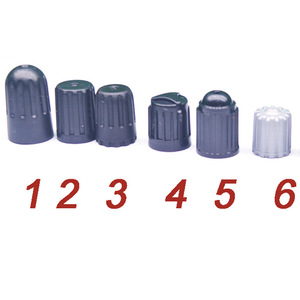 Capuchons de valve de pneu de voiture et de vélo noirs en plastique, anti-poussière, pour valve tubeless, remplacement et réparation, taille universelle, embout américain - Product Image 5