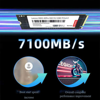 7100MB/dtk Internal kecepatan tinggi SSD Lenovo X800 40Pro PCIe 4.0 M.2 2280 NVMe 1TB 2TB 4TB Solid-state Drive untuk laptop dan Desktop
