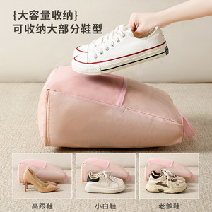 Travel Shoe Storage Bag Portable Moisture Proof With Mesh Pockets For Trip Shoe Organizer Large Capacity - Product Image 3