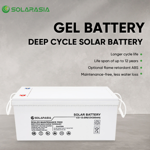 Có thể sạc lại chu kỳ sâu Gel pin 12V chì axit 150AH 200AH 250AH cuộc sống lâu dài pin năng lượng mặt trời để sử dụng nhà - Product Image 3