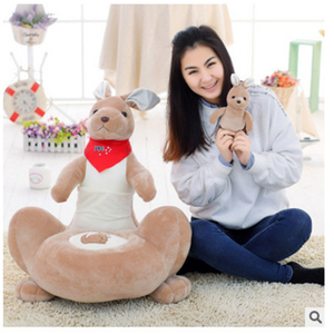 Sedia a Sdraio <span class=keywords><strong>Peluche</strong></span> a Forma <span class=keywords><strong>di</strong></span> <span class=keywords><strong>Canguro</strong></span> Madre con Bambino, Simpatico Cartone Animato, ZONOBLE ZON-090045 - Product Image 3