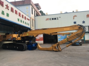 จัดส่งฟรี รถขุดตอกเสาเข็ม 20-27 ตัน รถขุดตอกเสาเข็มแบบกำหนดเอง บูมตอกเสาเข็มแบบยาว รถขุดบูมยาวสำหรับตอกแผ่นเหล็ก - Product Image 4