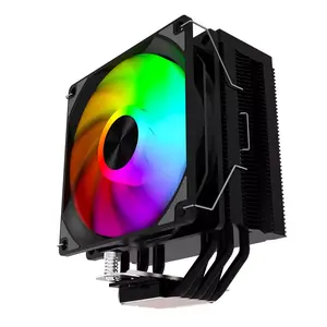 SNOWMAN 5 Heat Pipes Dual Tower Cooling Fan ARGB Light Effects CPU Cooler For PC Case Original Intel AMD CPU Air Cooling