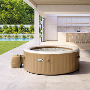 <span class=keywords><strong>INTEX</strong></span> 28426 Taille 196x71cm 4-6 Personnes Grande Piscine à Bulles de <span class=keywords><strong>Massage</strong></span> Ronde Gonflable Spa Piscine - Product Image 6