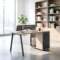 Bureau modulaire sur mesure en gros, fabricant de bureaux modulaires, poste de travail en espace ouvert avec cloison, table de bureau